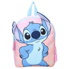 Lilo si Stitch, Fluffy Friends, rucsac din plus pentru prescolar, roz