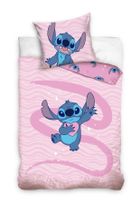 Lilo si Stitch, set lenjerie de pat single, 100-135 cm