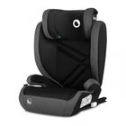 Lionelo, Hugo, I-size, scaun auto, 100-150 cm, Black Grey