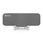 Lionelo, Lora, bariera de protectie pentru patut, pliabil, Grey Stone