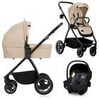 Lionelo, Meril, carucior multifunctional 3in1, Beige Sand
