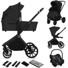Lionelo, Mika Plus, carucior multifunctional 3in1, Black Onyx