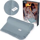 Lionelo, paturica din muselina, Stone Blue, 70-100 cm