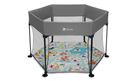 Lionelo, Roel, tarc de joaca pentru copii, 112-112 cm, Grey Multicolor