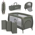 Lionelo, Sven Plus, patut de volaj cu accesorii, Beige Olive