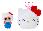 L.O.L. Surprise, Loves Hello Kitty, Reversible Plush, mini papusa intr-o cutie de plus, 1 buc.