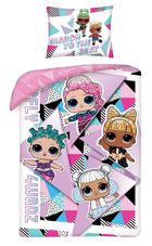 L.O.L. Surprise, set lenjerie de pat single, 140-200 cm + 70-90 cm