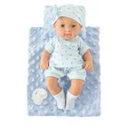 Lovely Baby, papusa bebelus, tinuta albastra