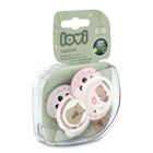 Lovi, CapiChill Girl, suzeta dinamica din silicon, 6-18m 2 buc.