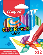 Maped, Color'Peps, creioane cerate, 12 buc.
