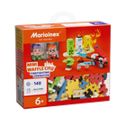 Marioinex, Mini Waffle, City, Actiunea Pompierilor, set de constructie, 148 piese