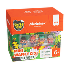 Marioinex, Mini Waffle, City, Strada, set de constructie, 280 piese