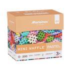 Marioinex, Mini Waffle, Pastel, set de constructie, 200 piese