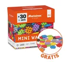 Marioinex, Mini Waffle, set de constructie, 200 + 30 piese gratuit