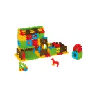 Marioinex, Waffle, Casa si gradina, set de constructie, 120 piese