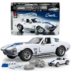Mattel Brick Shop, Hot Wheels, Elite Series Corvette Grand Sport, set de constructie, 918 elemente