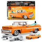 Mattel Brick Shop, Hot Wheels, Elite Series Custom ’62 Chevy Pickup, set de constructie, 858 elemente