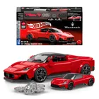 Mattel Brick Shop, Hot Wheels, Speed Series Maserati MC20, set de constructie, 250 elemente