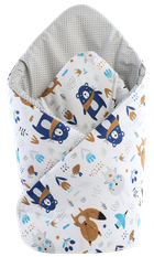 Medi Partners, Boho Animals, paturica - sistem de infasat pentru bebelusi, bej