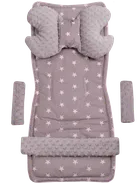 Medi Partners, Stars, insertie pentru carucior, set, gri