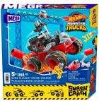 Mega Bloks, Hot Wheels Monster Trucks, Bone Shaker Crush Course, set de constructie