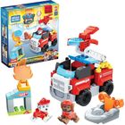 Mega Bloks, Paw Patrol, Marshall, masina si figurina, set de constructie, 34 piese