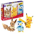 MEGA Pokemon, Build & Show Pokemon Trio, set de constructie, 583 piese