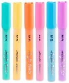 M&G, set de markere acrilice, pastel, 6 culori
