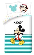 Mickey Mouse, set lenjerie de pat single, 140-200 cm + 70-90 cm