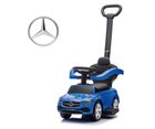 Milly Mally, Mercedes C-Class Deluxe, masinuta fara pedale cu maner, vehicul, albastru