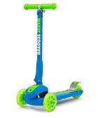 Milly Mally, Scooter Magic Blue-Green, trotineta cu 3 roti