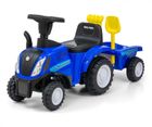 Milly Mally, Tractor New Holland T7, masinuta fara pedale, albastru
