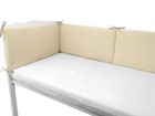 MimiNu, aparatori pentru patut, muselina, bej, 180-30 cm