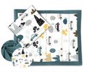 MimiNu, Calatoria copiilor, set lenjerie pentru carucior, 60-75 cm