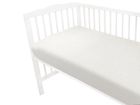 MimiNu, cearceaf cu elastic, din muselina, crema, 140-70 cm