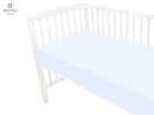 MimiNu, cearceaf cu elastic, jersey, albastru, 60-120 cm