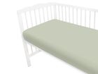 MimiNu, cearceaf cu elastic, jersey, verde olive, 120-60 cm