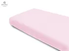 MimiNu, cearceaf frotte cu elastic, roz, 80-160 cm