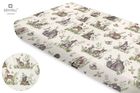 MimiNu, Design, Padurea linistita, cearceaf din bumbac cu elastic, 80-160 cm