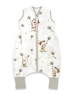 MimiNu, Flo, Pisici, sac de dormit subtire de vara cu picioare, 51-87 cm