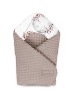 MimiNu, Lili, patura de infasat pentru bebelusi, minky, 75-75 cm