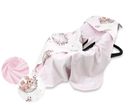 MimiNu, Lili, patura de vara pentru scaun auto, carucior, jersey, bumbac, TOG 0.5-1, roz, 90-90 cm