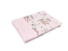MimiNu, Little Ballerina, patura, velvet, roz, 75-100 cm