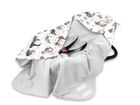 MimiNu, Masini Gri, sac de dormit pentru scaun auto, jersey, 90-90 cm