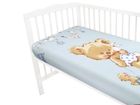 MimiNu, Mika, cearceaf cu elastic, 120-60 cm, albastru