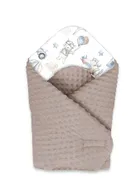 MimiNu, Piloti, patura de infasat pentru bebelusi, minky, 75-75 cm