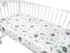 MimiNu, Prieteni de padure, cearceaf din bumbac cu elastic, 60-120 cm