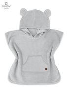 MimiNu, prosop tip poncho cu uscare rapida, cu buzunar, gri, 4-7 l.