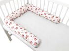 MimiNu, Ratuci, aparatori pentru patut cu fermoar, roz, 180-10 cm