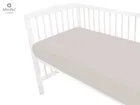 MimiNu, Royal, cearceaf de pat din bumbac, bej, 140-70 cm